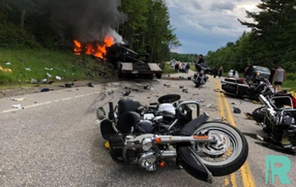 В США в ДТП с колонной байкеров погибло семь мотоциклистов