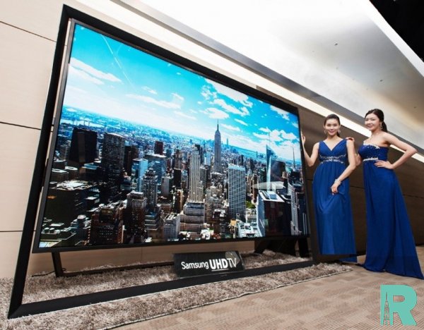 Компанией Samsung выпущен 8-метровый телевизор