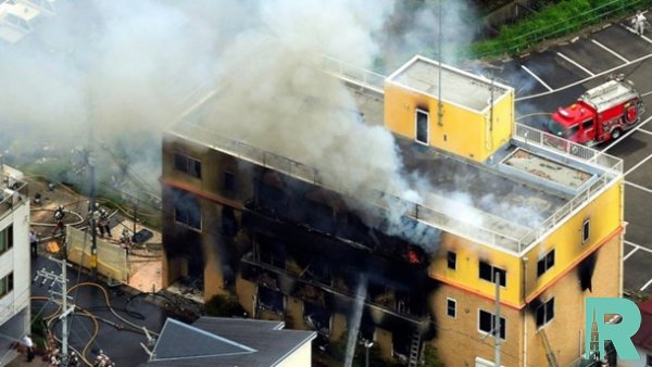 В Японии из-за пожара в аниме-студии пострадало почти 40 человек