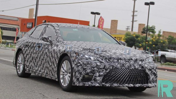 На тестах замечен новый водородный седан Lexus LS