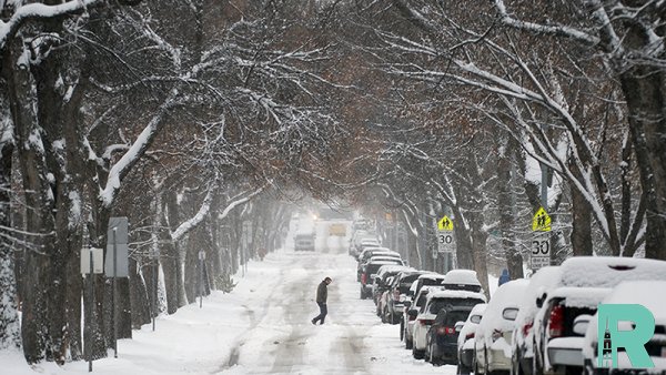 В канадском Эдмонтоне из-за снегопада произошло 175 аварий